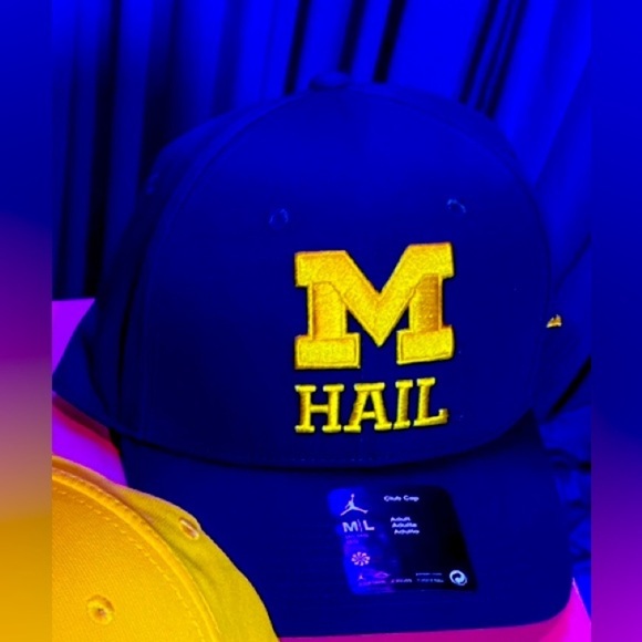 🐺 M: University of Michigan Wolverines Jordan Brand On-Field Baseball Ha… - Picture 1 of 3